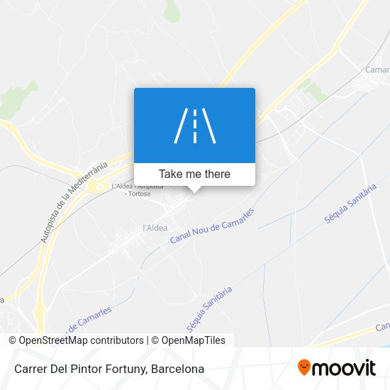 Carrer Del Pintor Fortuny map