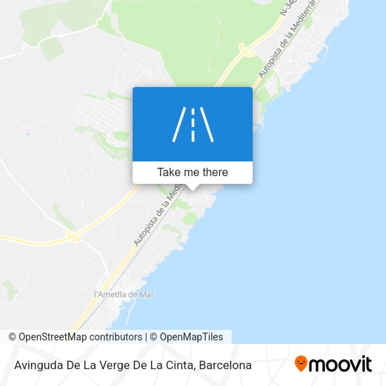 Avinguda De La Verge De La Cinta map