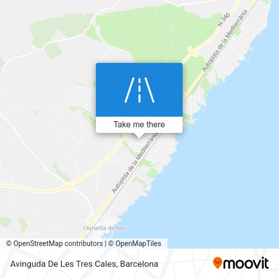 Avinguda De Les Tres Cales map