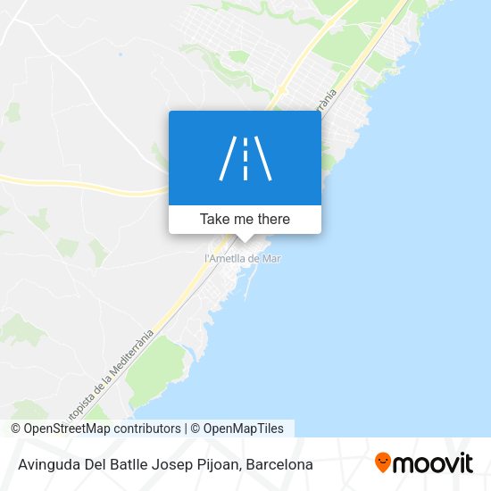 Avinguda Del Batlle Josep Pijoan map