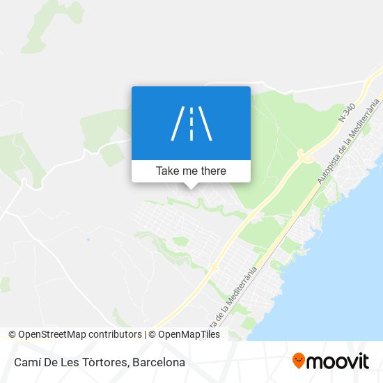 Camí De Les Tòrtores map