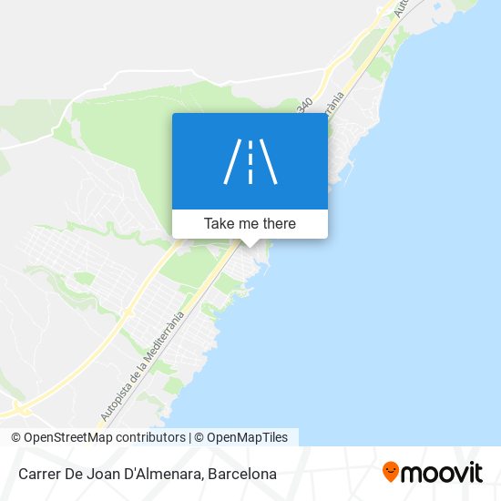 Carrer De Joan D'Almenara map