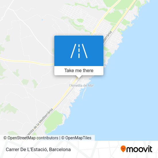 Carrer De L'Estació map