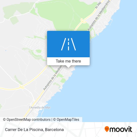Carrer De La Piscina map