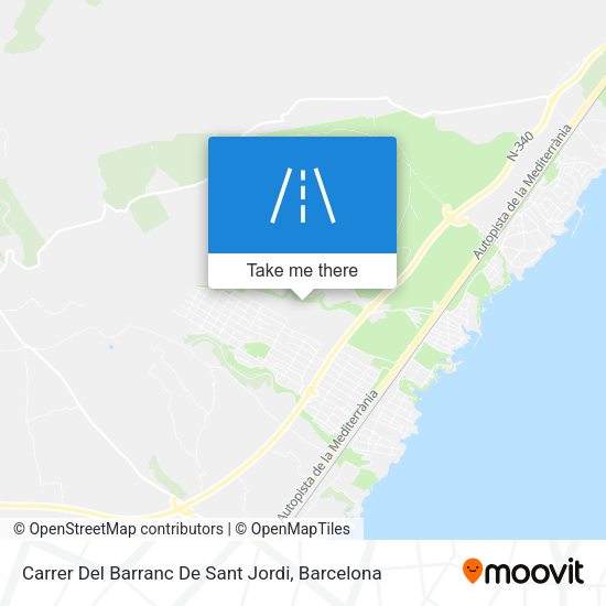 Carrer Del Barranc De Sant Jordi map