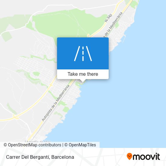 Carrer Del Bergantí map