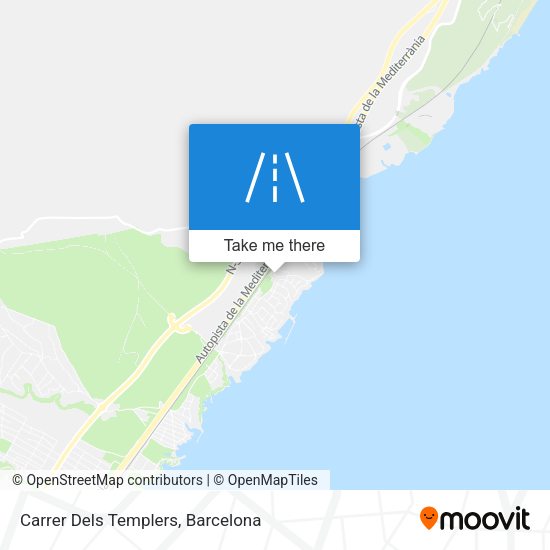Carrer Dels Templers map