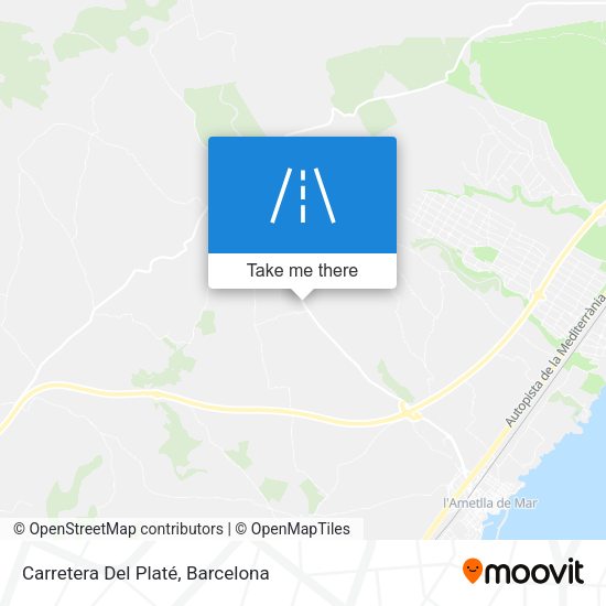 Carretera Del Platé map