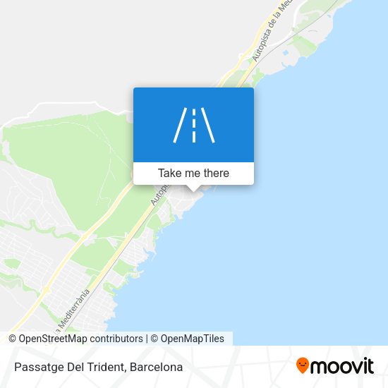 Passatge Del Trident map