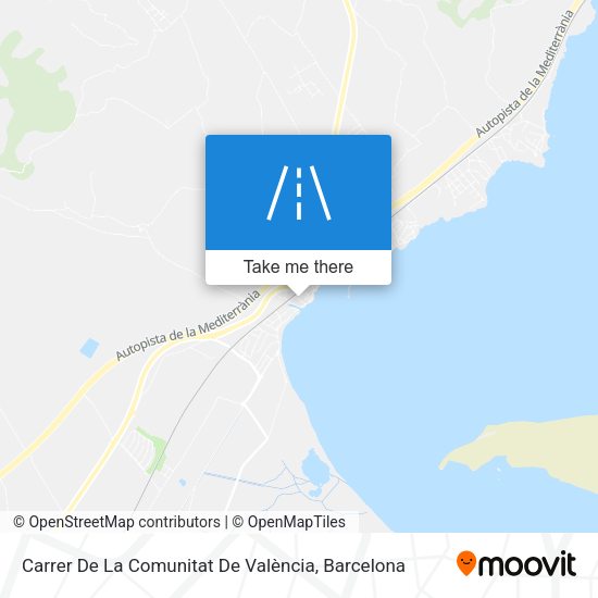 Carrer De La Comunitat De València map