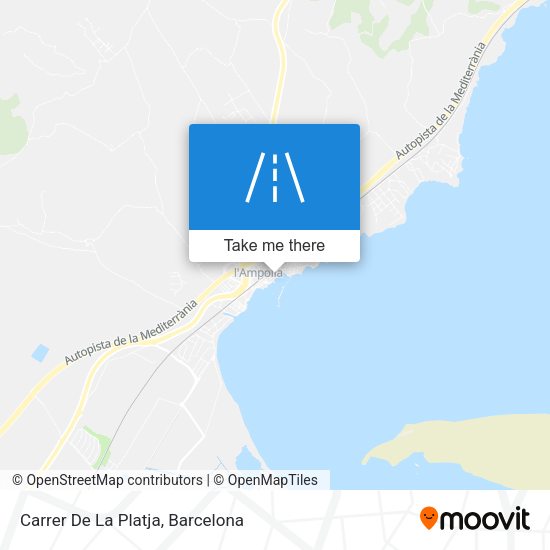 Carrer De La Platja map