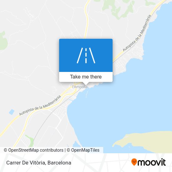 Carrer De Vitòria map