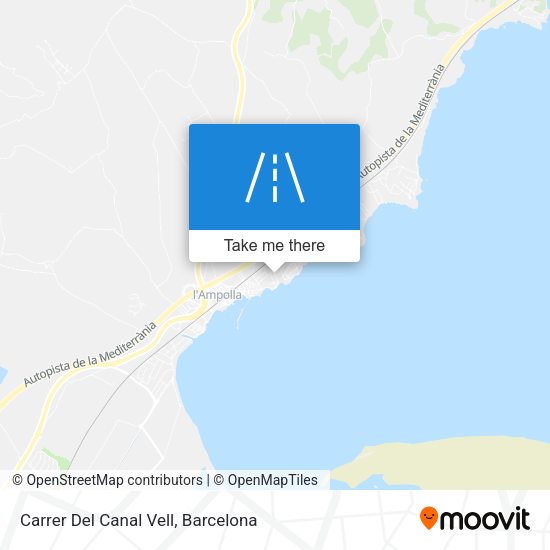 Carrer Del Canal Vell map