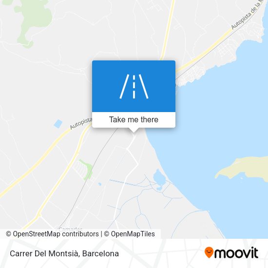 Carrer Del Montsià map
