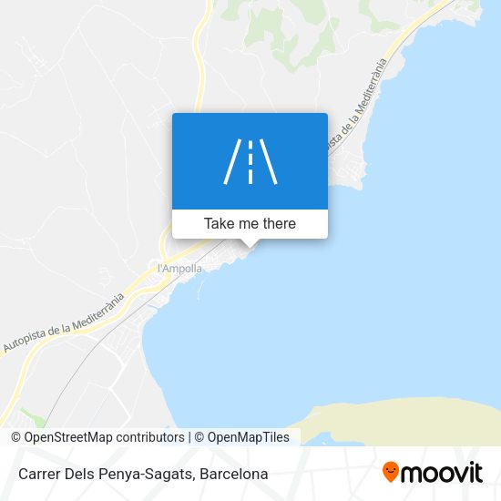 Carrer Dels Penya-Sagats map