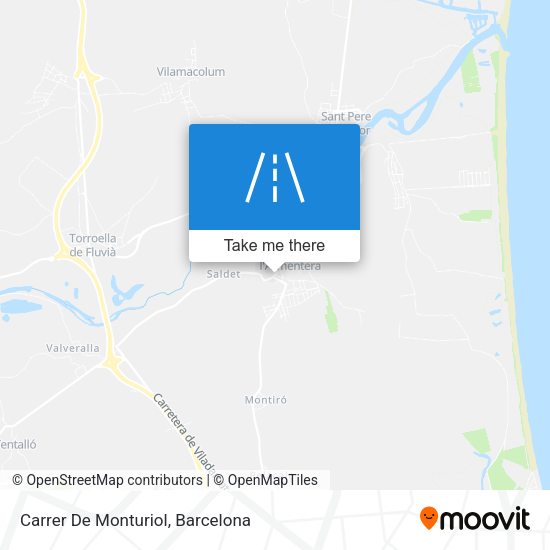 Carrer De Monturiol map