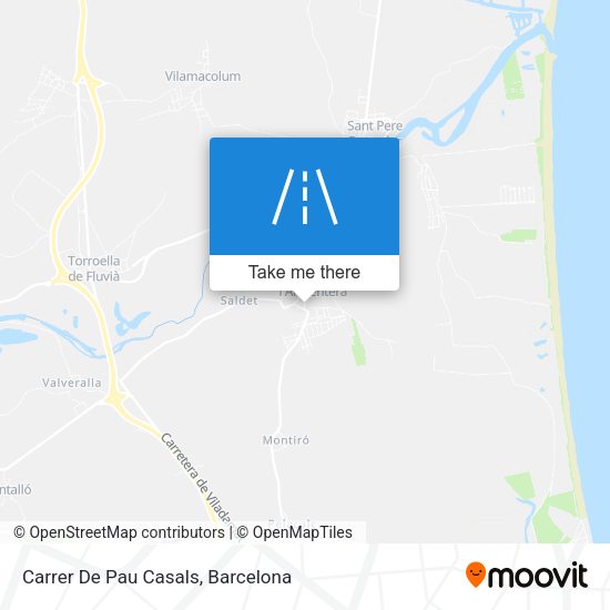Carrer De Pau Casals map