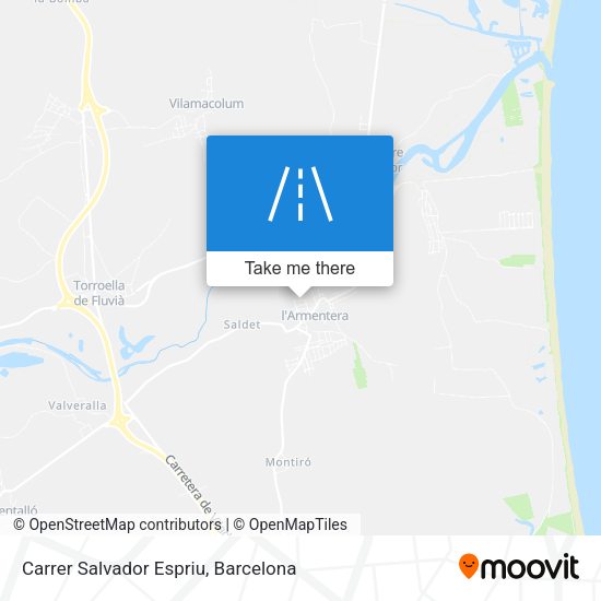 Carrer Salvador Espriu map