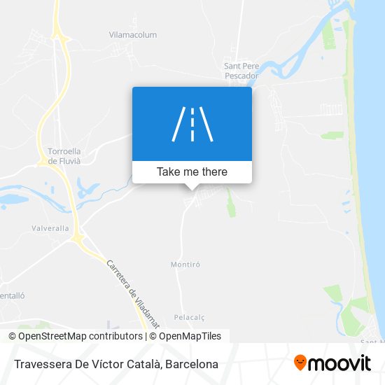 Travessera De Víctor Català map