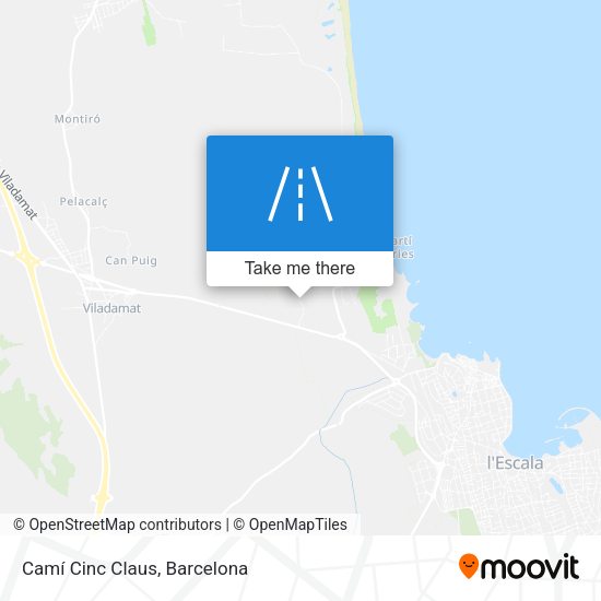Camí Cinc Claus map