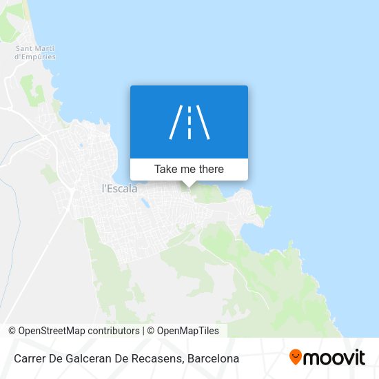 Carrer De Galceran De Recasens map