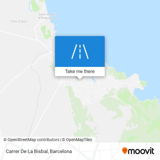 Carrer De La Bisbal map