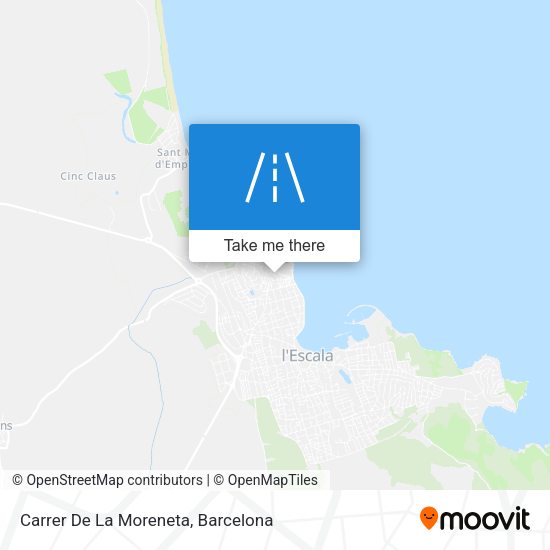 Carrer De La Moreneta map