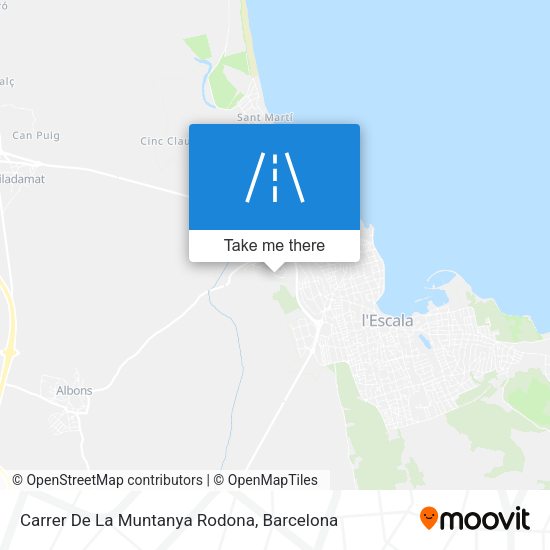 Carrer De La Muntanya Rodona map