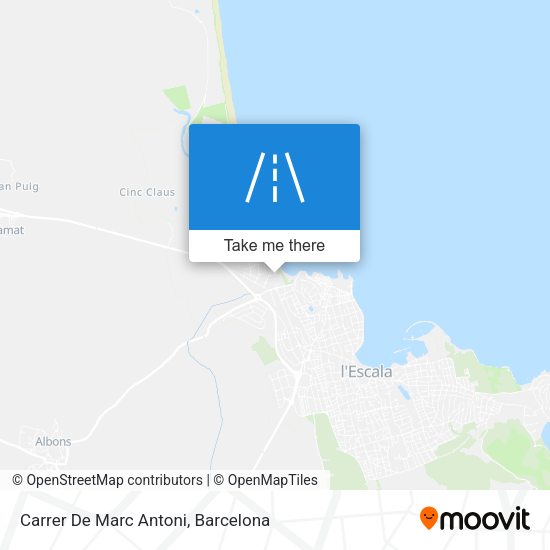 Carrer De Marc Antoni map