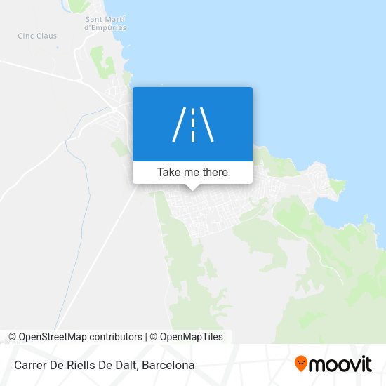 Carrer De Riells De Dalt map