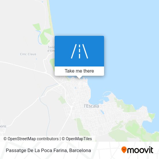 Passatge De La Poca Farina map