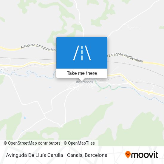 Avinguda De Lluís Carulla I Canals map