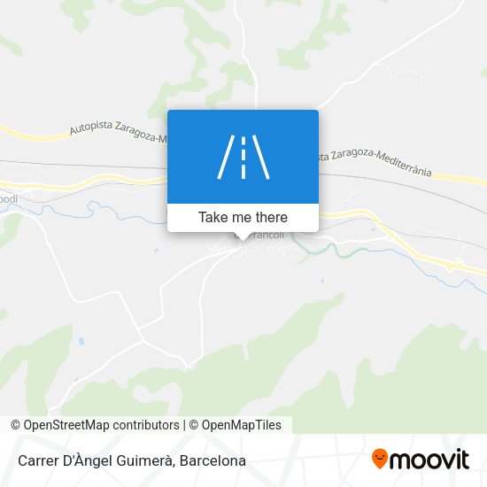 Carrer D'Àngel Guimerà map