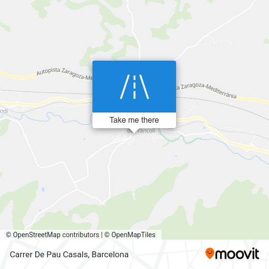 Carrer De Pau Casals map