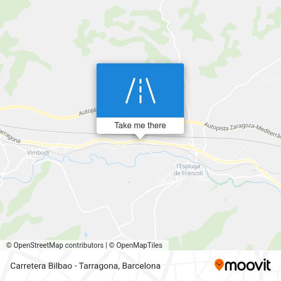 Carretera Bilbao - Tarragona map