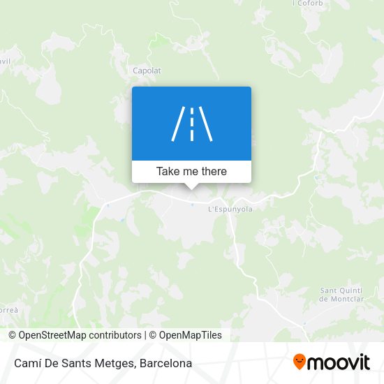 Camí De Sants Metges map