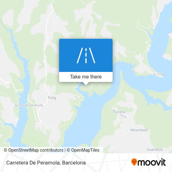 Carretera De Peramola map