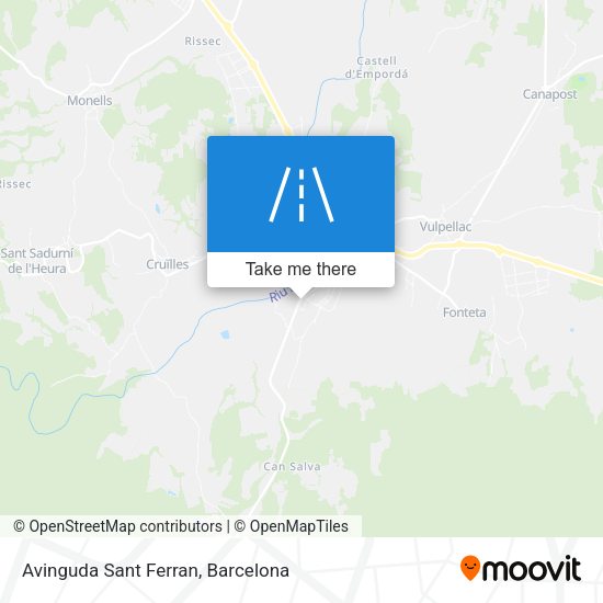 Avinguda Sant Ferran map