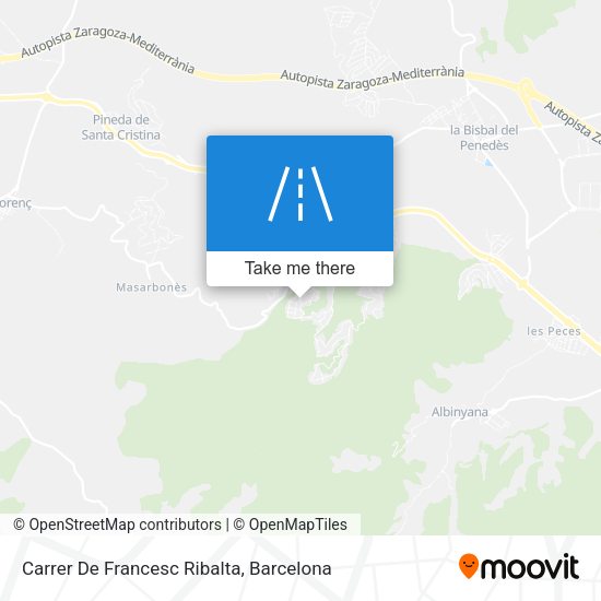 Carrer De Francesc Ribalta map