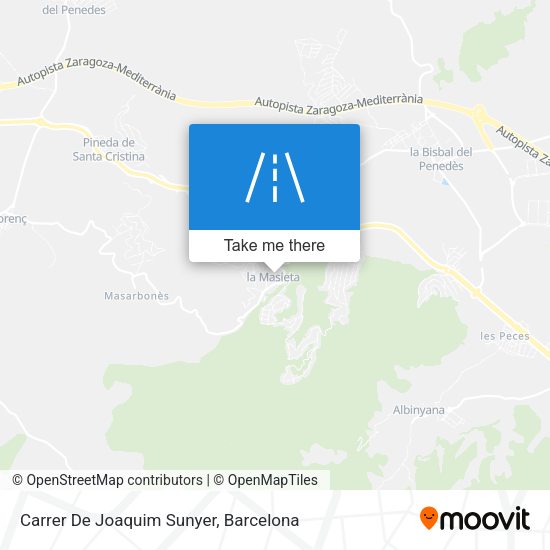 Carrer De Joaquim Sunyer map