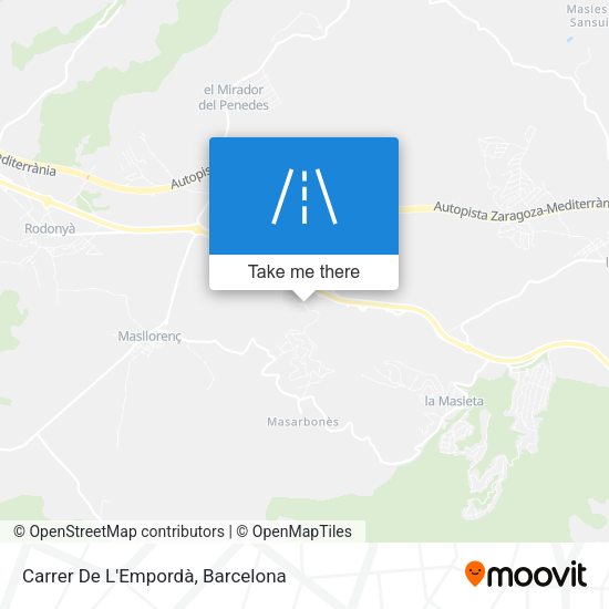 Carrer De L'Empordà map