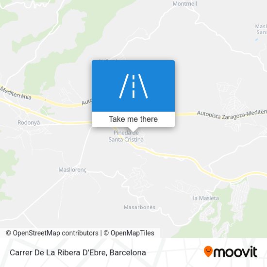 Carrer De La Ribera D'Ebre map