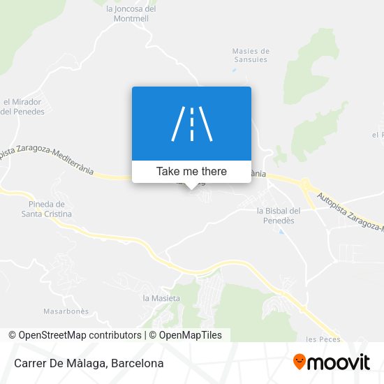 Carrer De Màlaga map