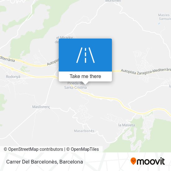 Carrer Del Barcelonès map
