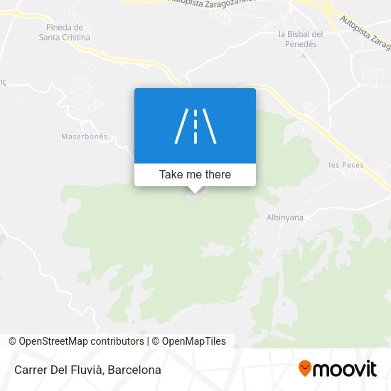 Carrer Del Fluvià map
