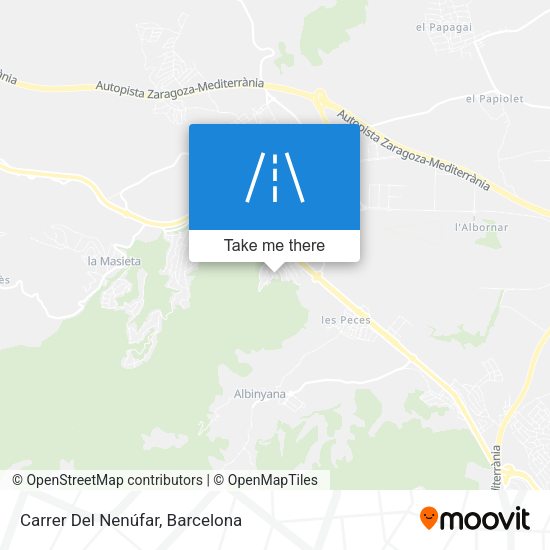 Carrer Del Nenúfar map