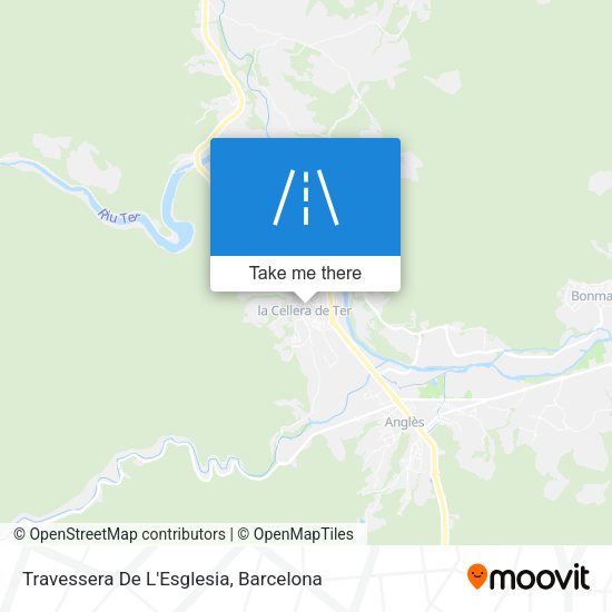 Travessera De L'Esglesia map
