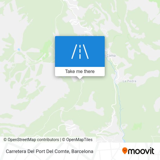 Carretera Del Port Del Comte map