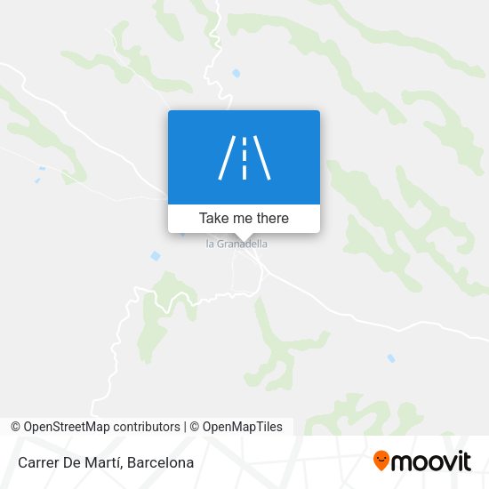 Carrer De Martí map
