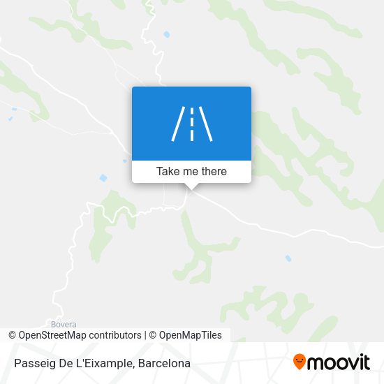 Passeig De L'Eixample map